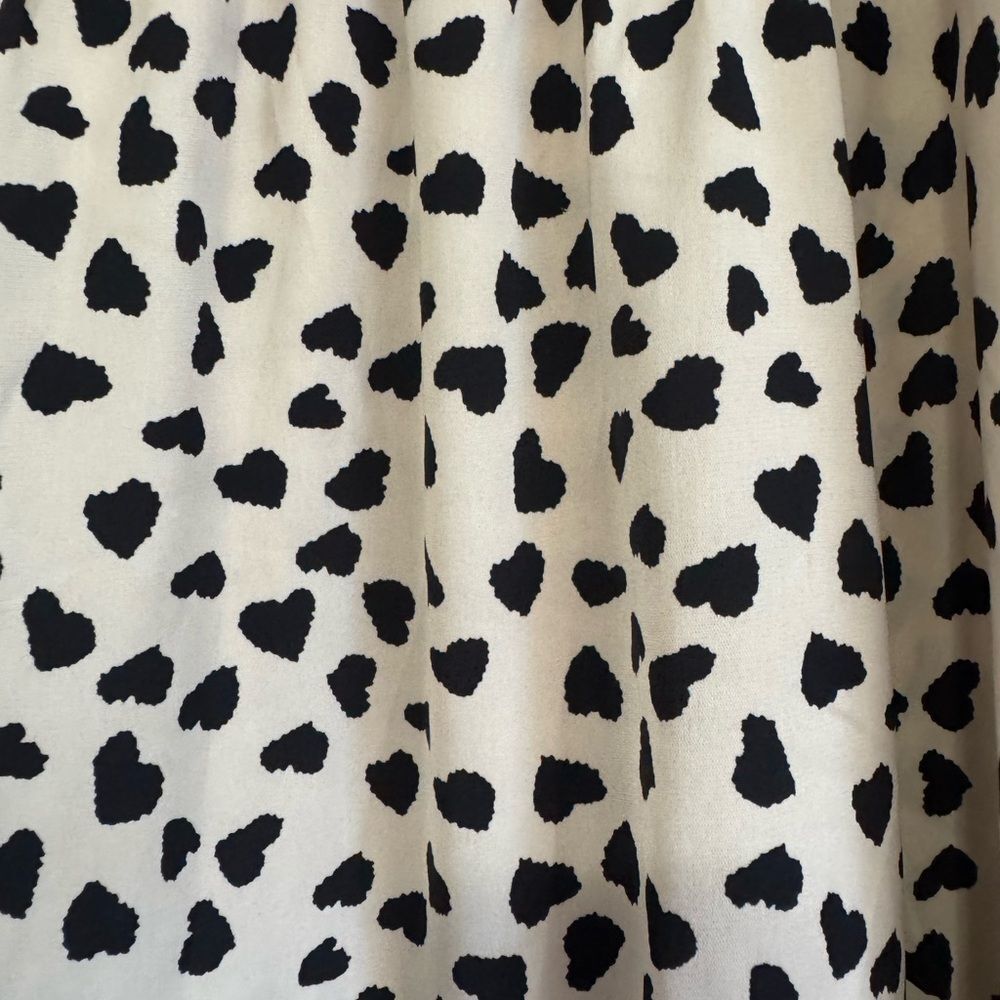 English Factory Dotted Tan and Black Long Sleeve Dress - Picture 5 of 6